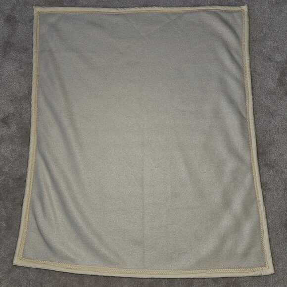 Handmade Blanket Tan Brown Flying Birds 30" x 35" Baby Throw NEVER USED - Picture 5 of 5